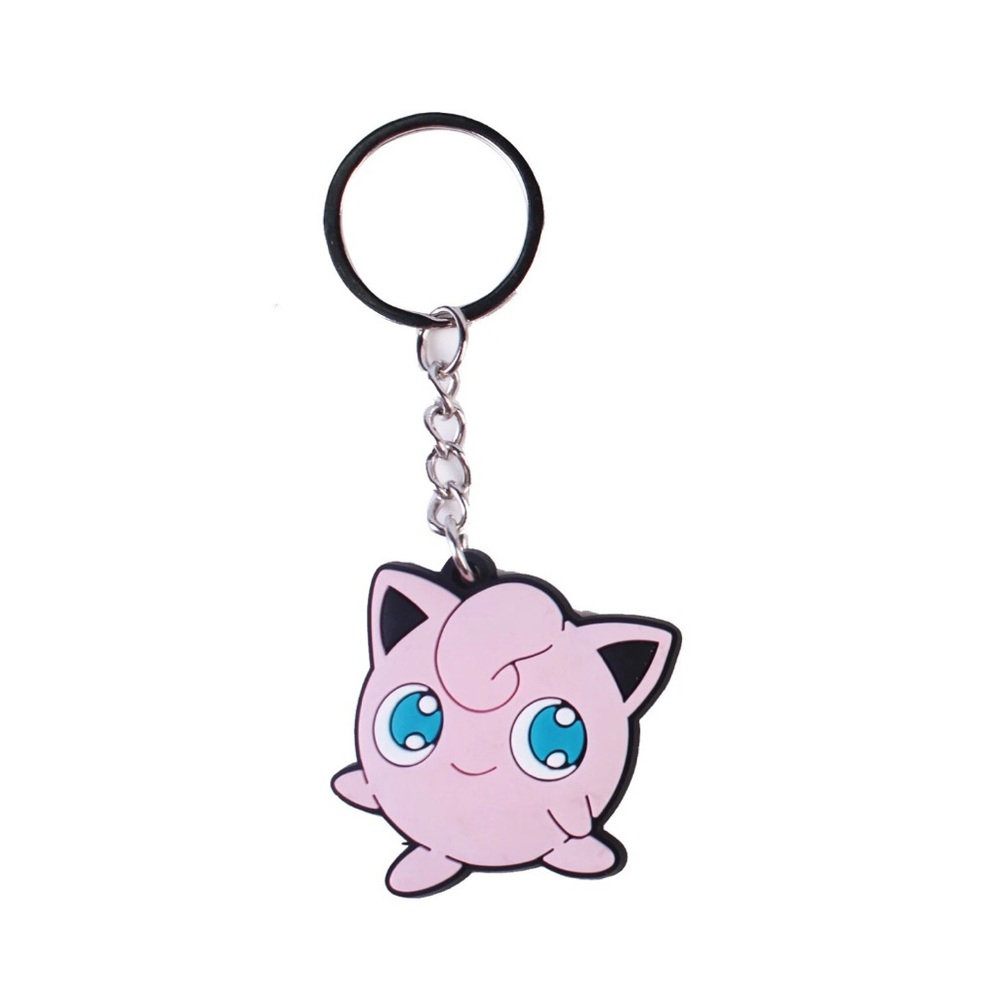 Jigglypuff Pokemon Rubber Keychain